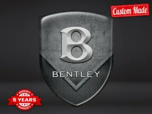 Bentley Emblèmes Silicone Auto Pro Personnalisables Résistants